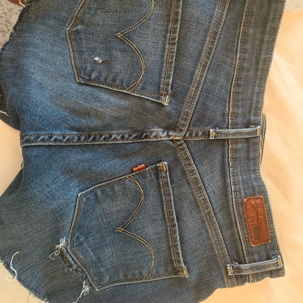 Thrifted Levi jean shorts